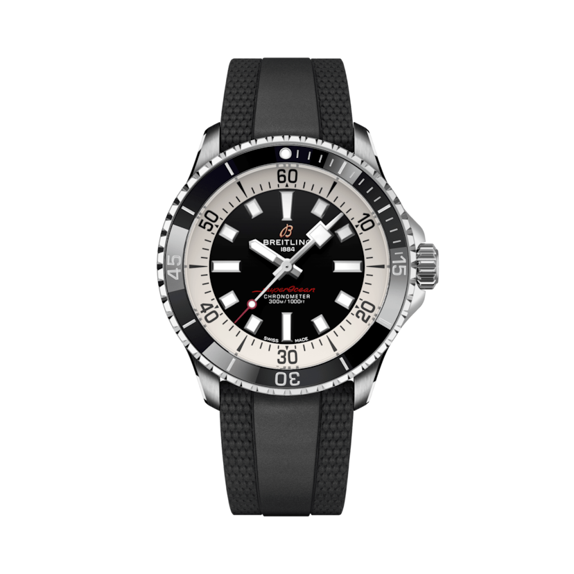 Superocean Automatic 42超級海洋自動腕錶 黑色 | V-DIAL-COLOR-5686 dial, A17375211B1S1