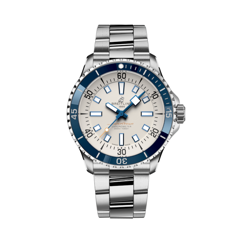 Superocean Automatic 42超級海洋自動腕錶 奶油色 | V-DIAL-COLOR-5842 dial, A17375E71G1A1