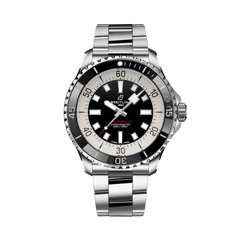 Superocean Automatic 44超級海洋自動腕錶 黑色 | V-DIAL-COLOR-5686 dial, A17376211B1A1