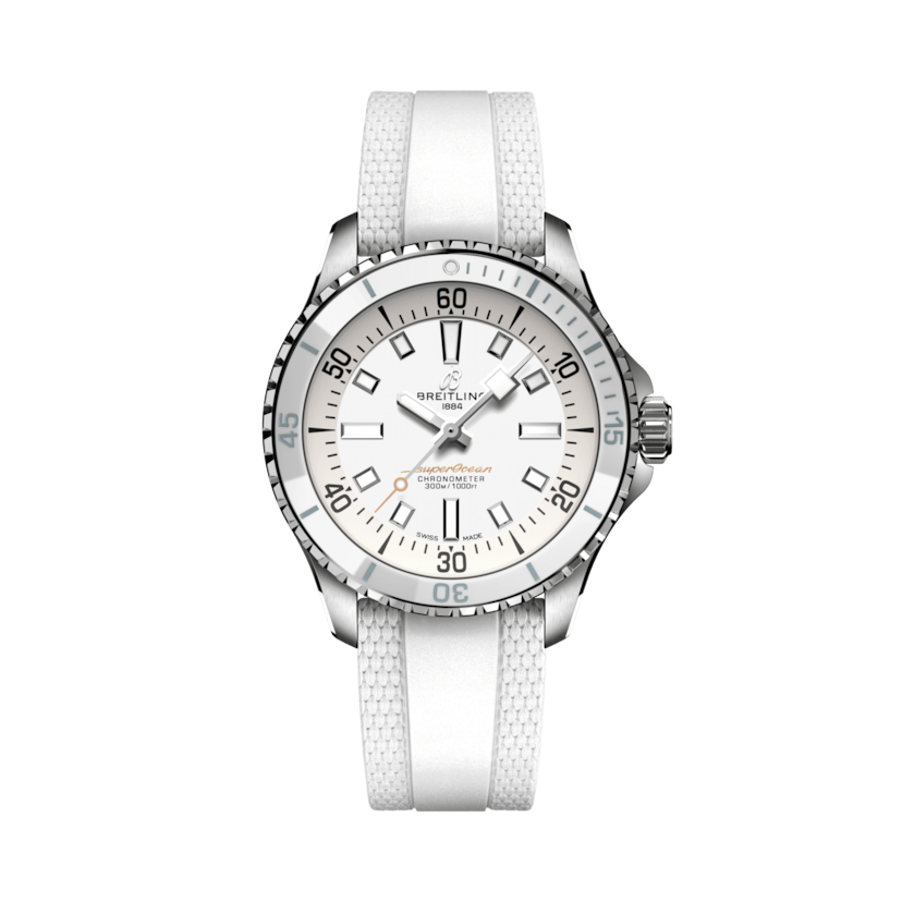 Superocean Automatic 36超級海洋自動腕錶 白色 | V-DIAL-COLOR-5926 dial, A17377211A1S1
