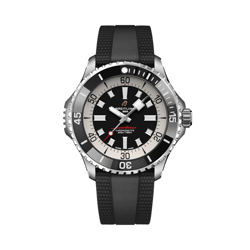 Superocean Automatic 46超級海洋自動腕錶 黑色 | V-DIAL-COLOR-5686 dial, A17378211B1S1