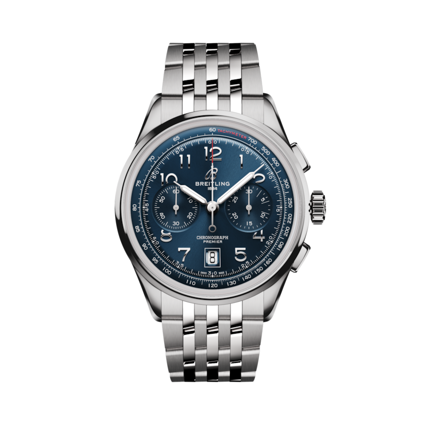 Premier B01 Chronograph 42計時腕錶 藍 | V-DIAL-COLOR-5714 dial, AB0145171C1A1