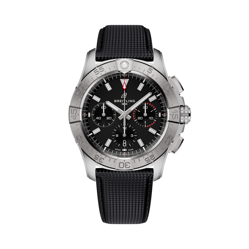 Avenger B01 Chronograph 42計時腕錶 黑色 | V-DIAL-COLOR-5686 dial, AB0146101B1X1