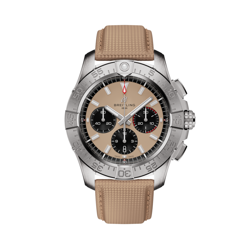 Avenger B01 Chronograph 44計時腕錶 米色 | V-DIAL-COLOR-5969 dial, AB0147101A1X1