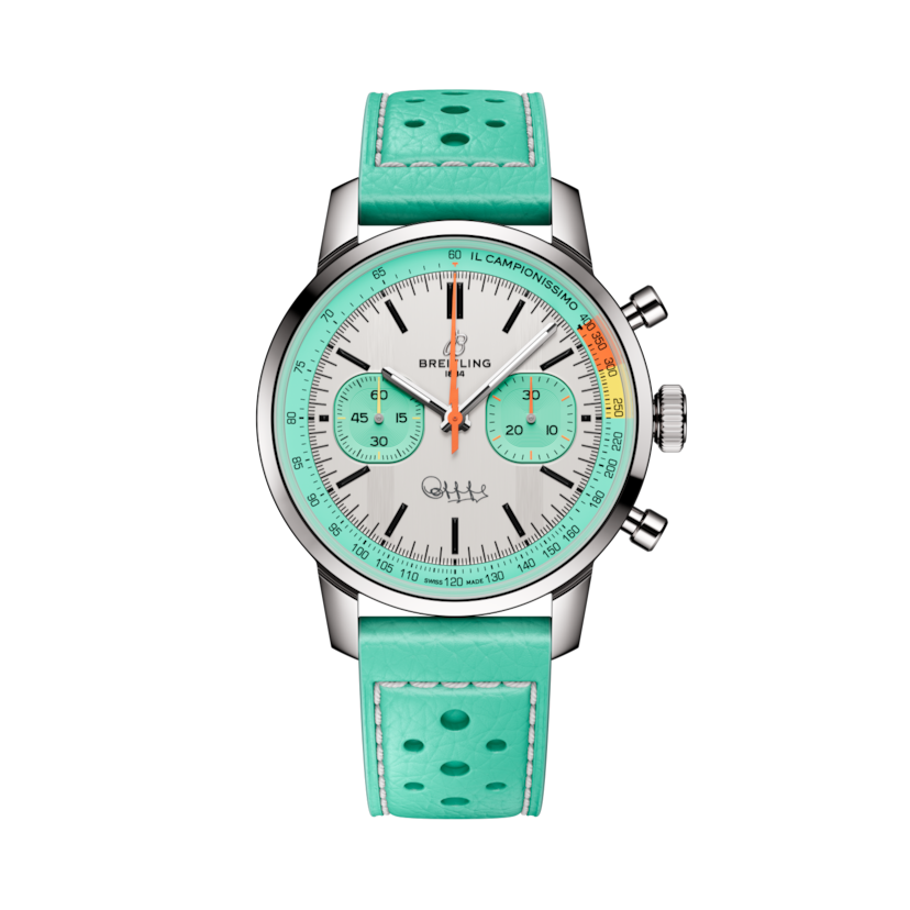 Top Time B01 Fausto Coppi 白色 | V-DIAL-COLOR-5926 dial, AB01768A1A1X1