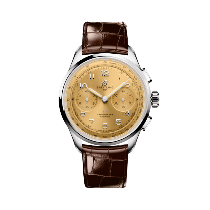 Premier B09 Chronograph 40計時腕錶 香槟酒 | V-DIAL-COLOR-CHAMP dial, AB0930F51H1P1