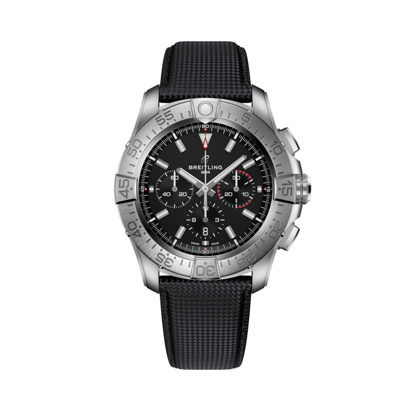 Super Avenger B01 Chronograph 46超級復仇者計時腕錶 黑色 | V-DIAL-COLOR-5686 dial, EB0148101B1X1