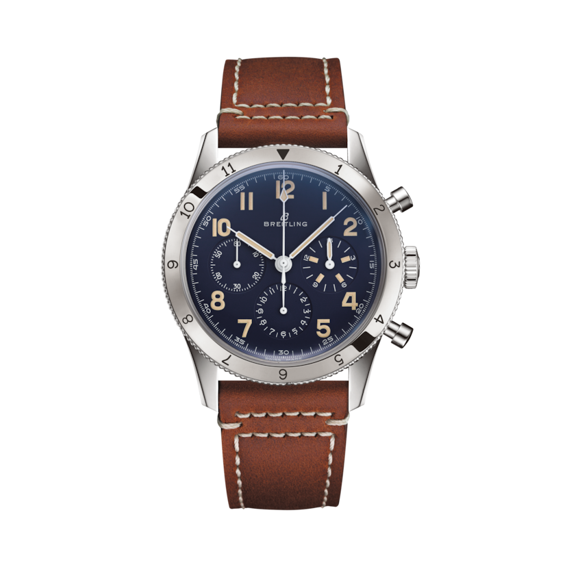 AVI 1953 Edition 航空計時腕錶 藍 | V-DIAL-COLOR-5714 dial, LB0920131C1X1