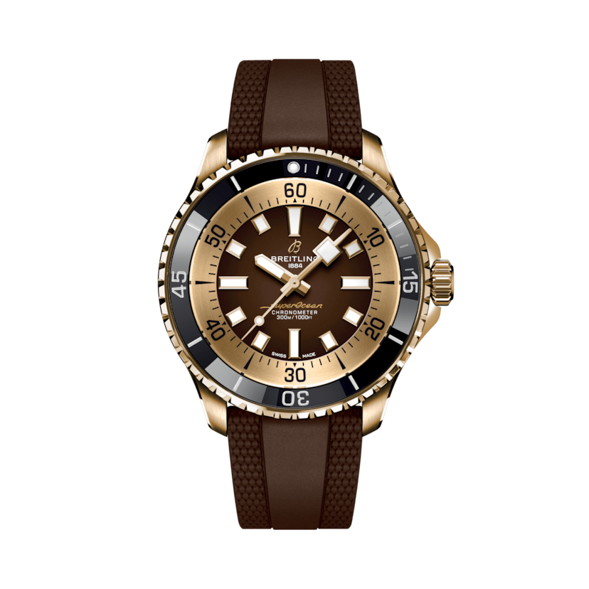 Superocean Automatic 44超級海洋自動腕錶 棕色 | V-DIAL-COLOR-5723 dial, N17376201Q1S1