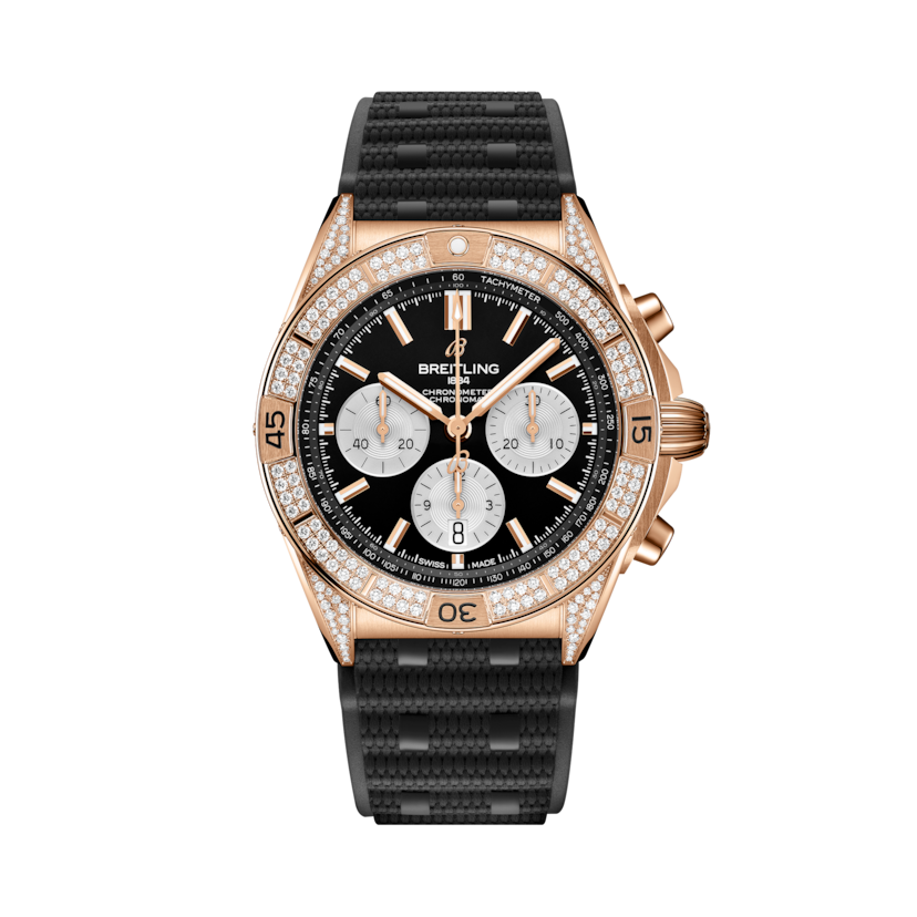 Chronomat B01 42機械計時腕錶 黑色 | V-DIAL-COLOR-5686 dial, RB0134721B1S2