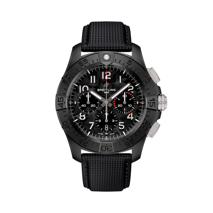 Avenger B01 Chronograph 44 Night Mission復仇者夜間任務計時腕錶 碳纖維 | V-DIAL-COLOR-5765556362 dial, SB0147101B1X1