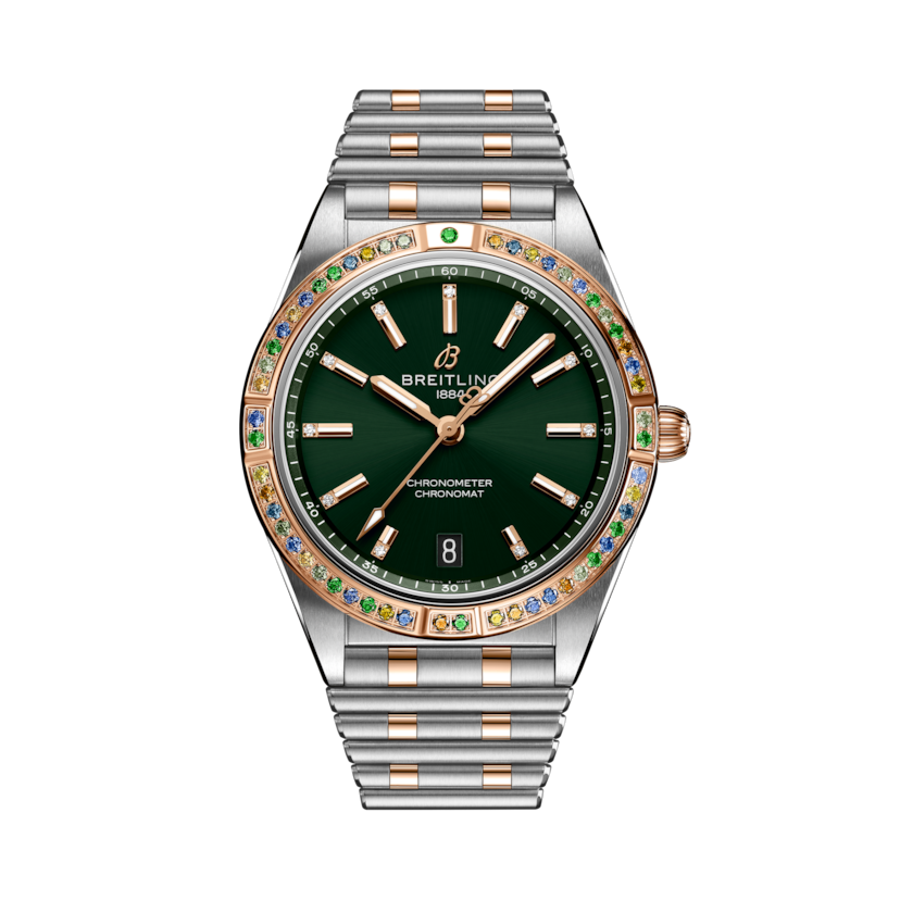 Chronomat Automatic 36 South Sea機械計時自動腕錶「南海」 綠色 | V-DIAL-COLOR-5765 dial, U10380611L1U1