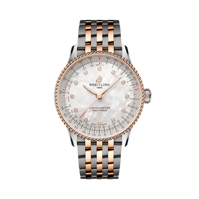 Navitimer Automatic 36自動航空腕錶 珍珠貝母 | V-DIAL-COLOR-5791 dial, U17327211A1U1