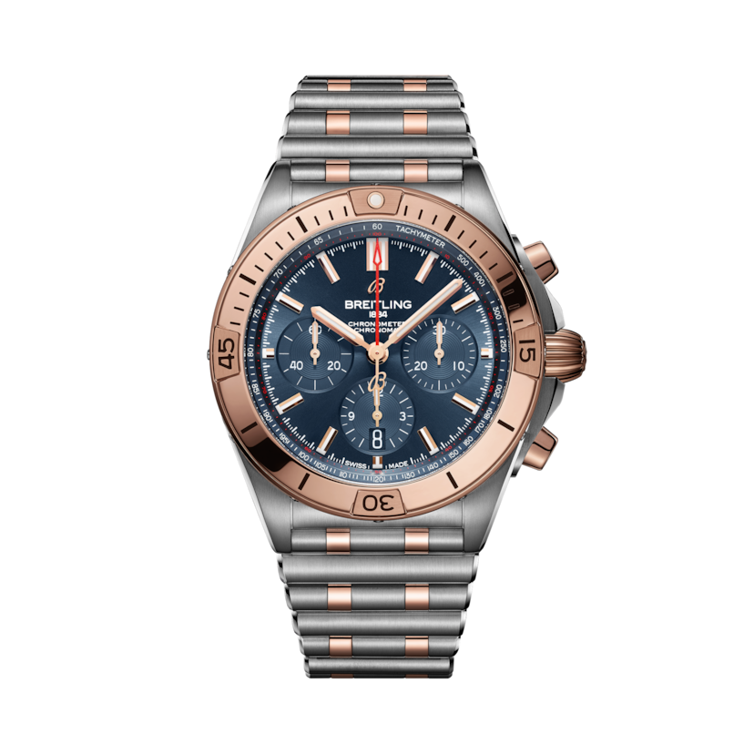 Chronomat B01 42機械計時腕錶 藍 | V-DIAL-COLOR-5714 dial, UB0134101C1U1