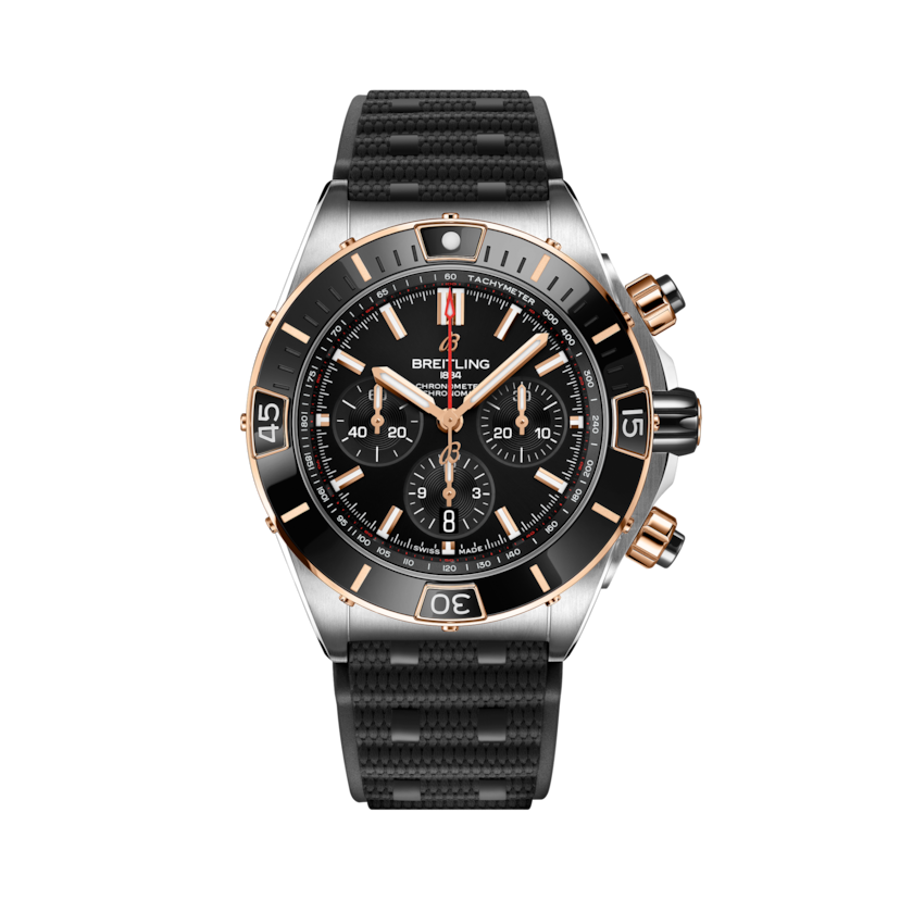 Super Chronomat超級機械計時B01腕錶44 黑色 | V-DIAL-COLOR-5686 dial, UB0136251B1S1